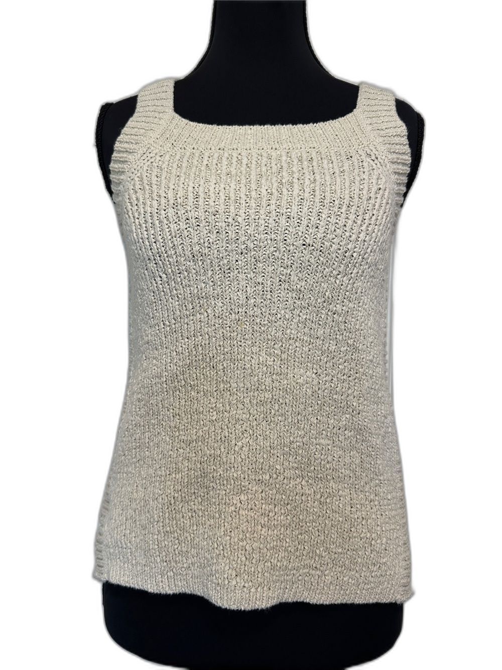 J. Crew Cream Knit Tank Top